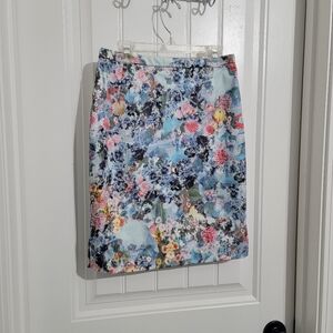 H&M Floral Print Women's Skirt, Size 4